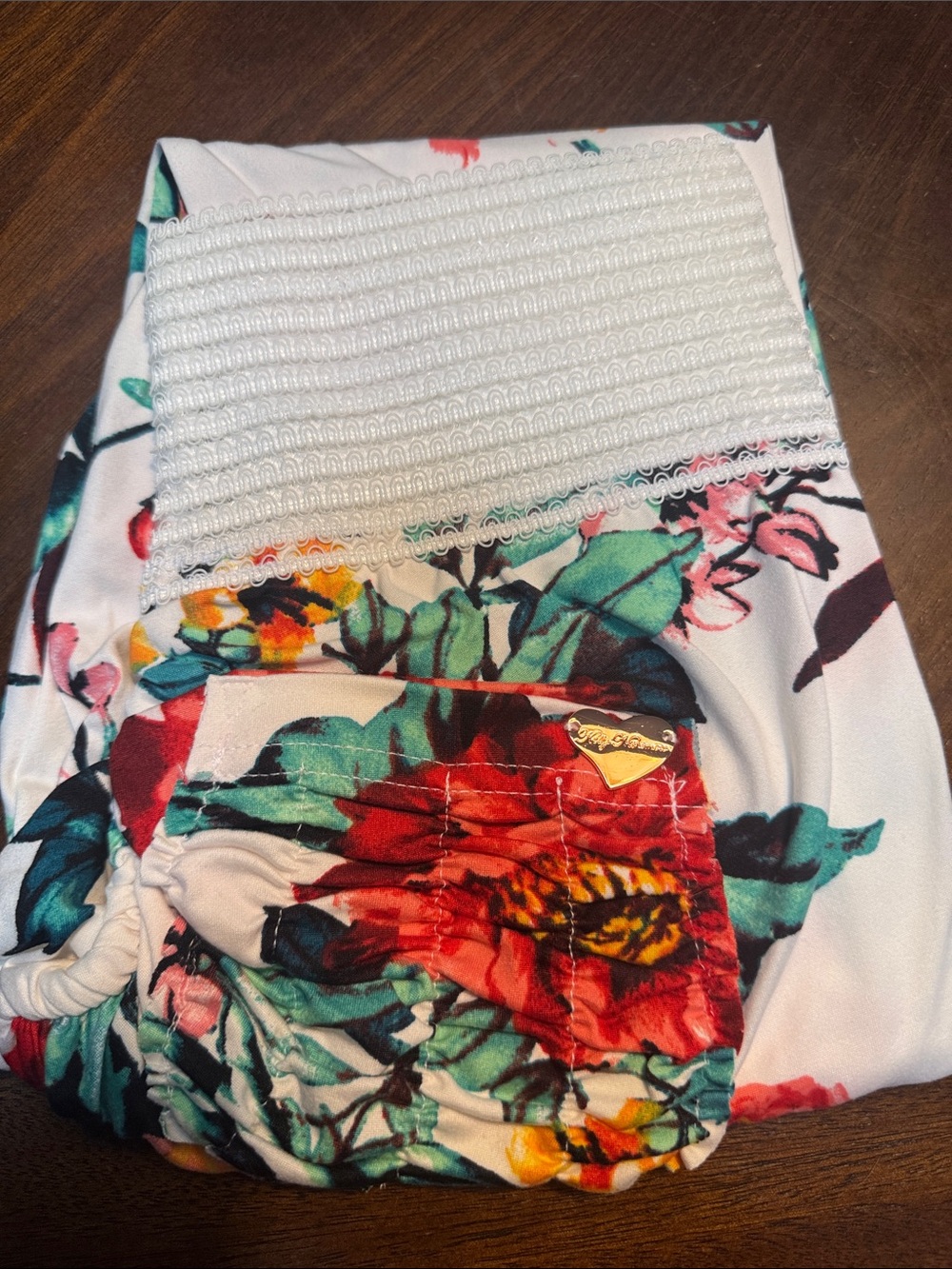 Cute Booty Lounge Floral Leggings in White, Red, Green